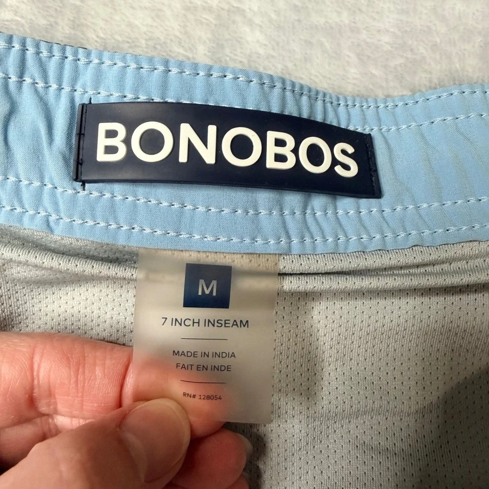 Bonobos Mens M Riviera Recycled Swim Trunks Black Floral 7 Inch Inseam BSM10930N